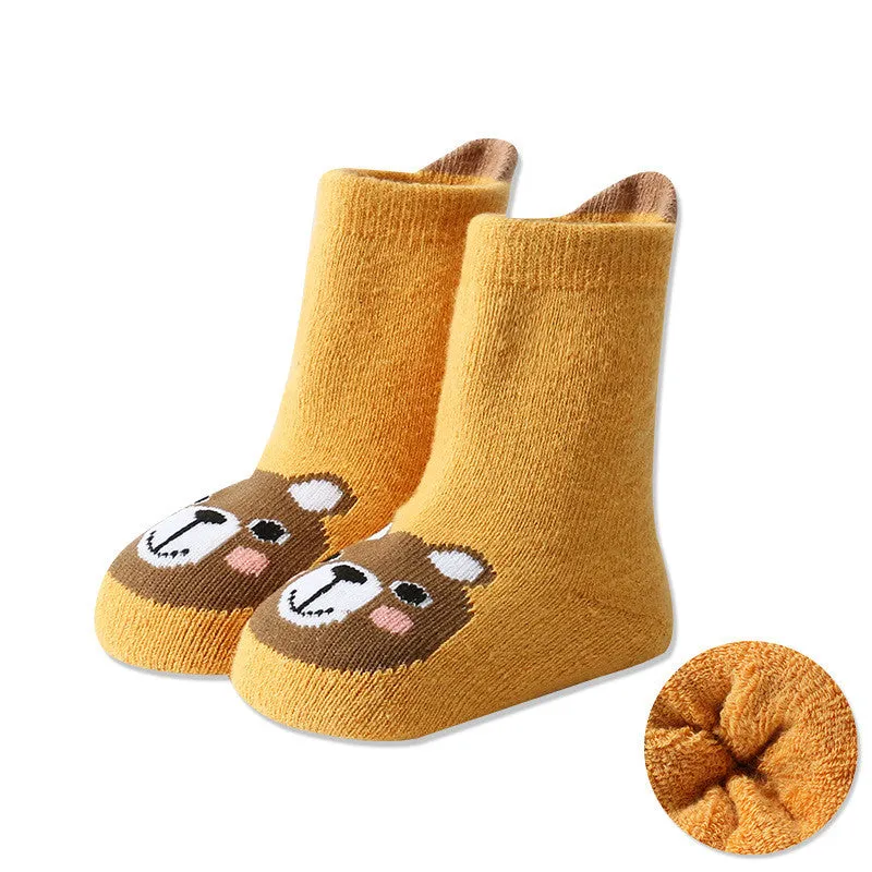 Children's Character Non-Slip Terry Socks
