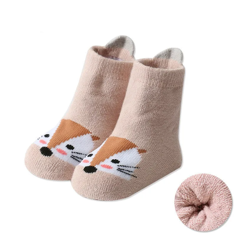 Children's Character Non-Slip Terry Socks