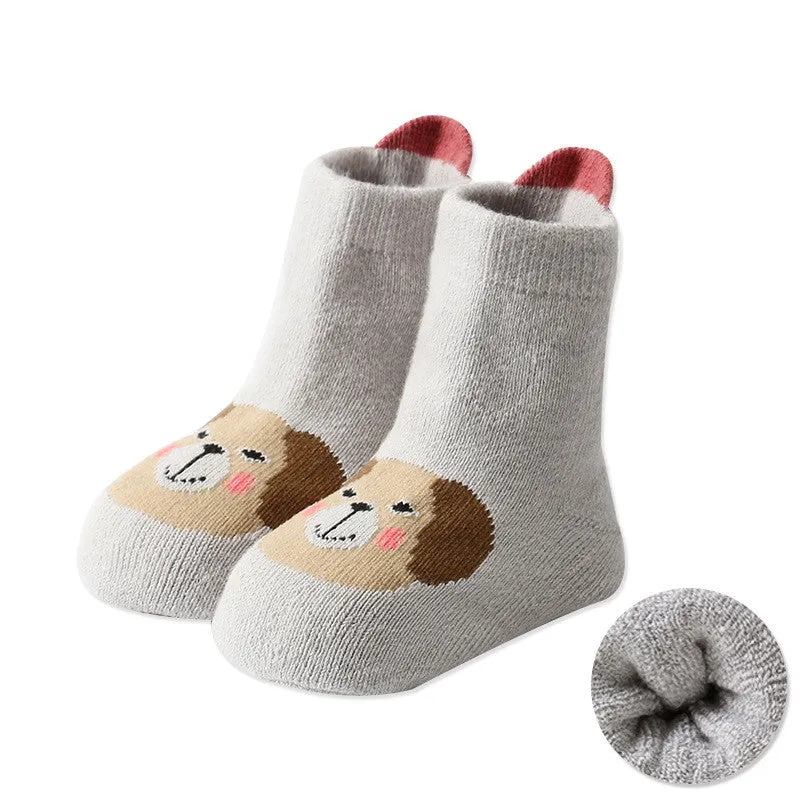 Children's Character Non-Slip Terry Socks