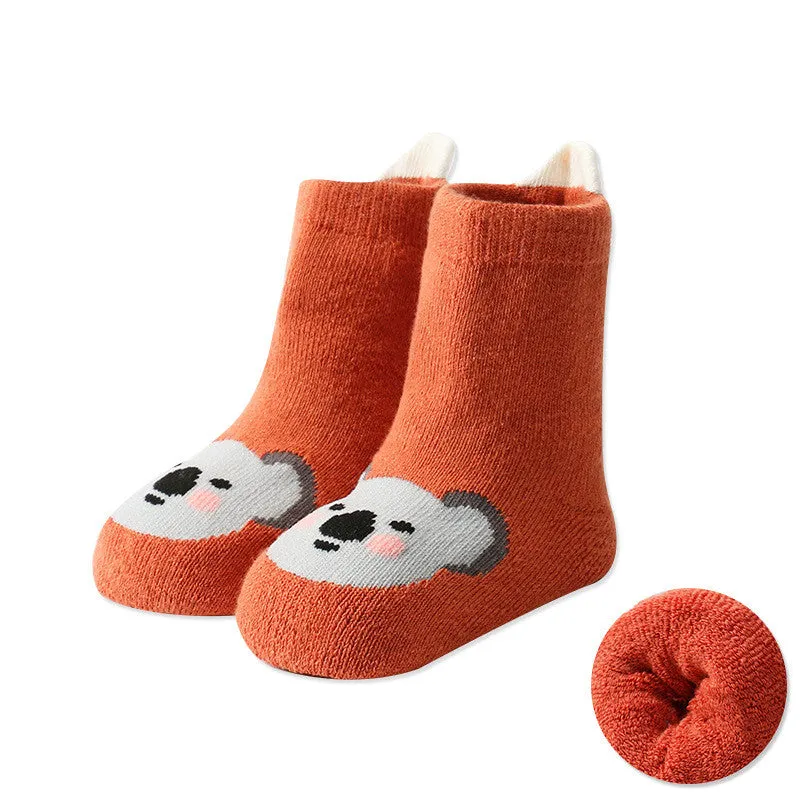 Children's Character Non-Slip Terry Socks