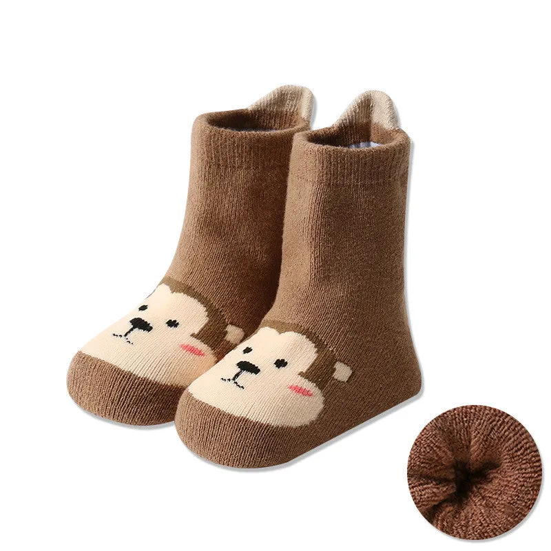 Children's Character Non-Slip Terry Socks
