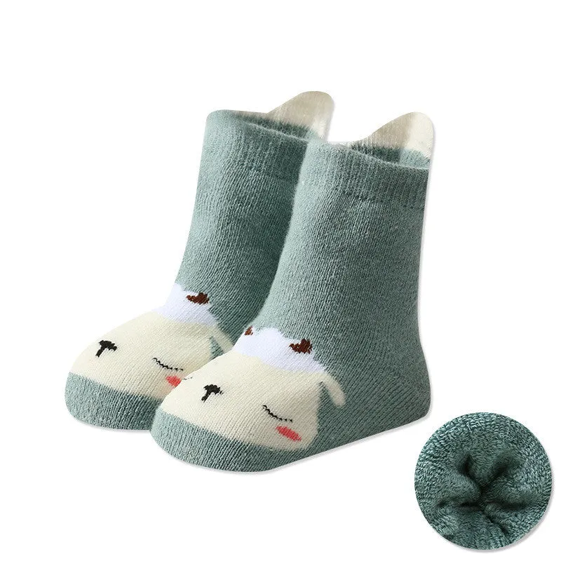 Children's Character Non-Slip Terry Socks