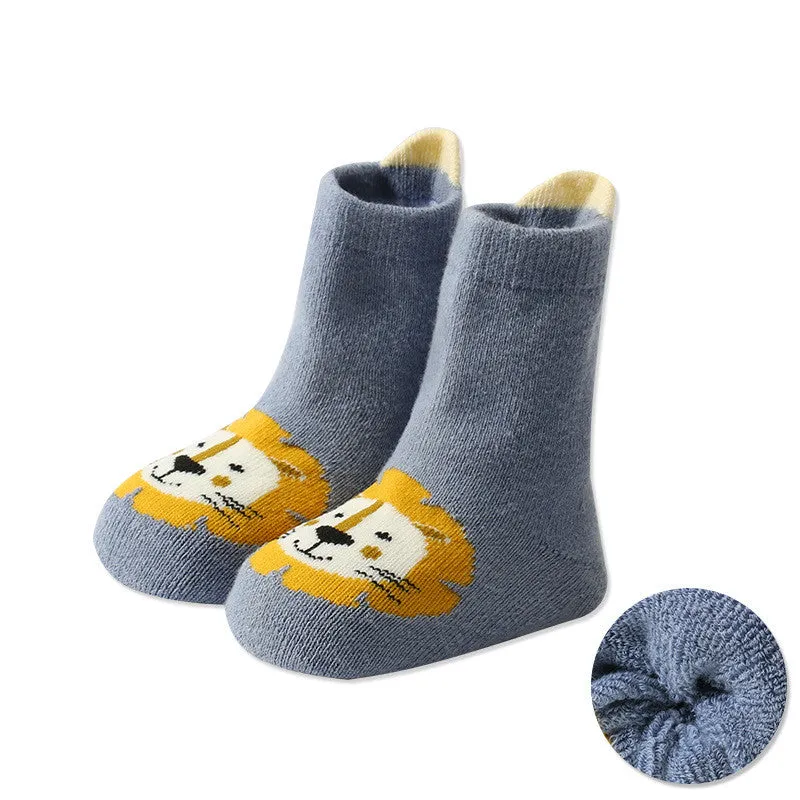 Children's Character Non-Slip Terry Socks