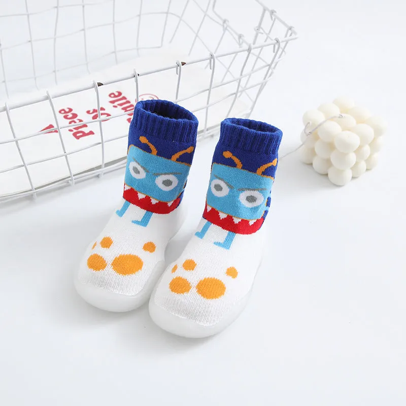 Cotton Non-Slip Soft Sole Slipper Socks for Children