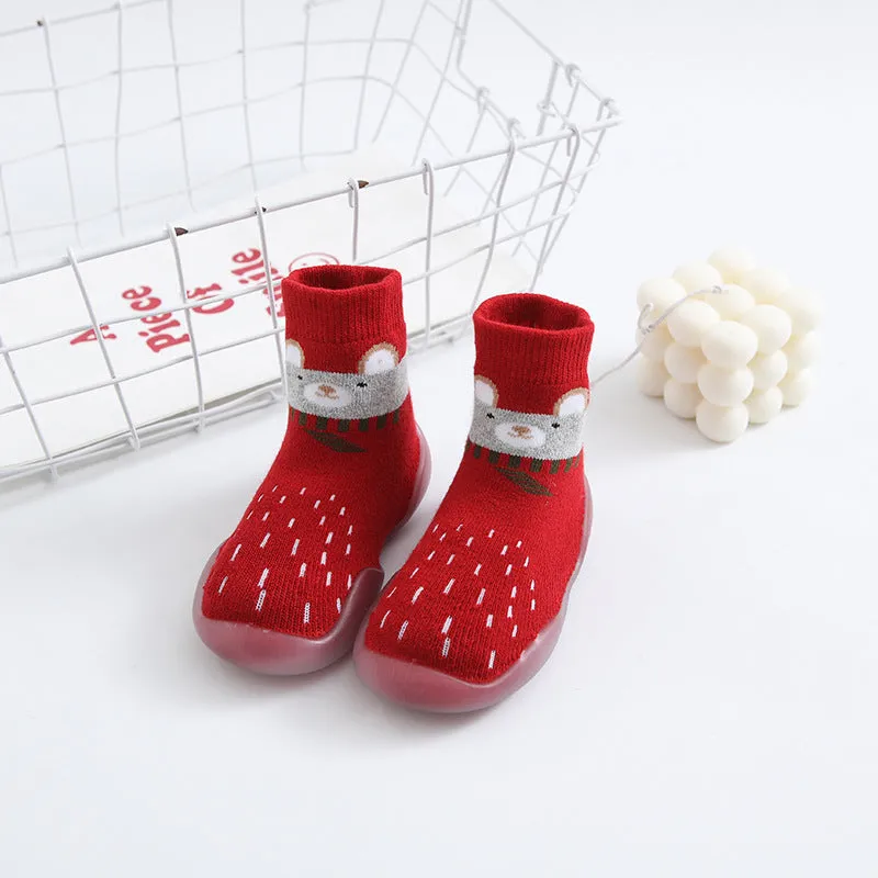 Cotton Non-Slip Soft Sole Slipper Socks for Children