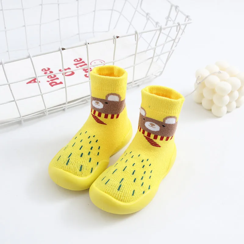 Cotton Non-Slip Soft Sole Slipper Socks for Children