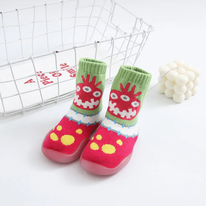 Cotton Non-Slip Soft Sole Slipper Socks for Children