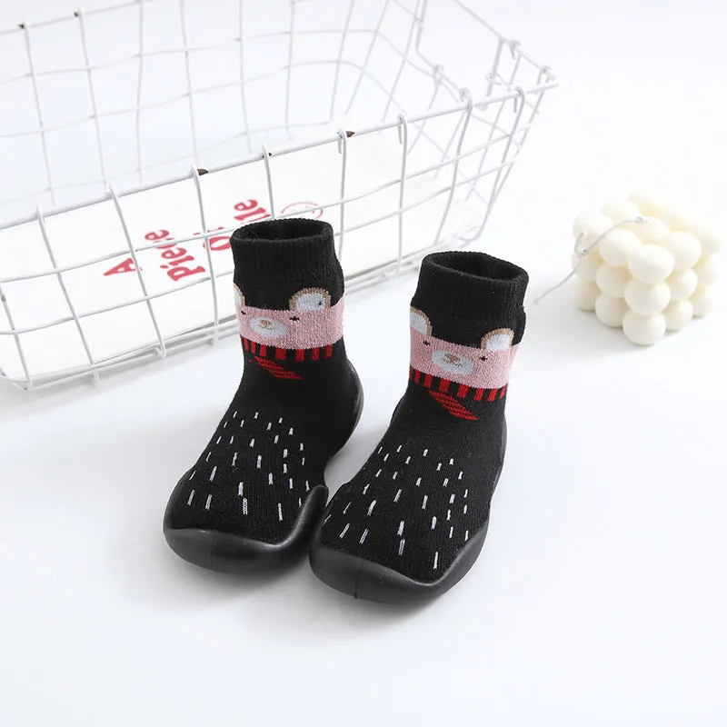 Cotton Non-Slip Soft Sole Slipper Socks for Children