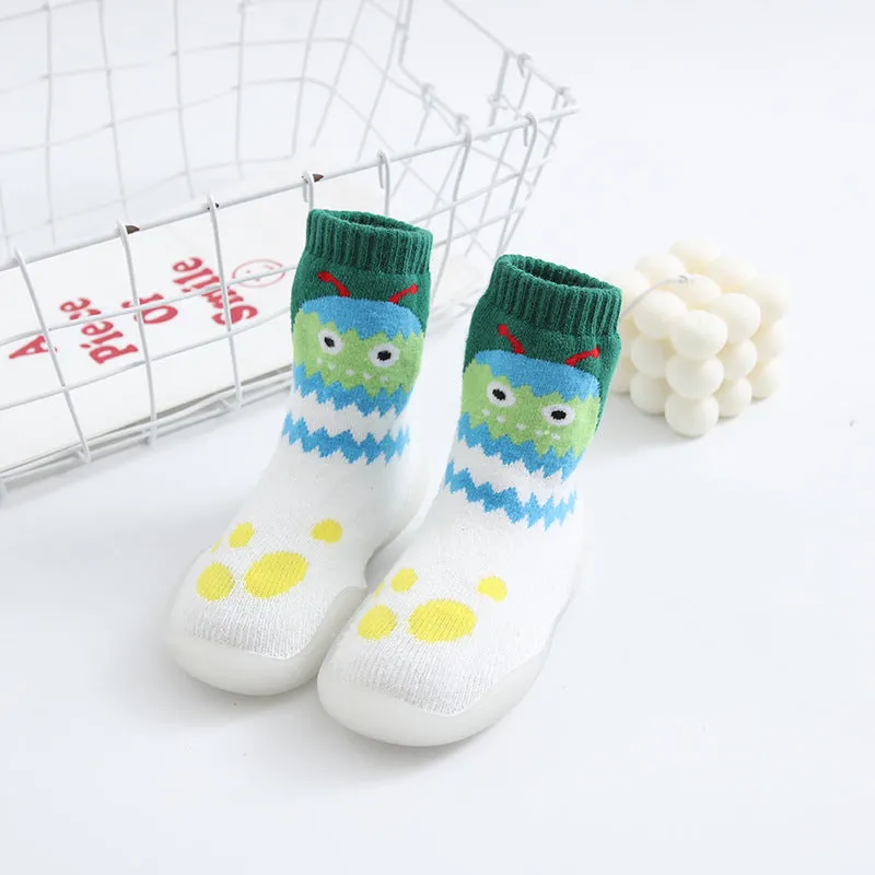 Cotton Non-Slip Soft Sole Slipper Socks for Children