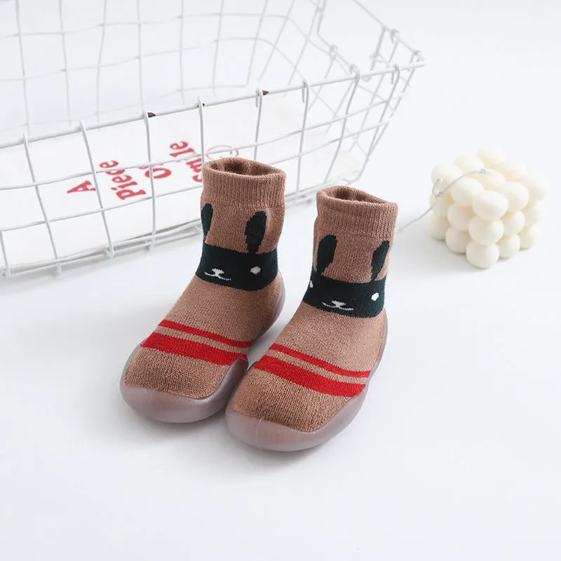 Cotton Non-Slip Soft Sole Slipper Socks for Children