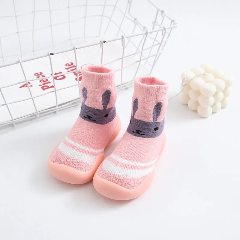 Cotton Non-Slip Soft Sole Slipper Socks for Children