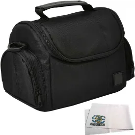 Medium Soft Padded Digital SLR Camera Travel Bag with Strap for COOLPIX Cameras