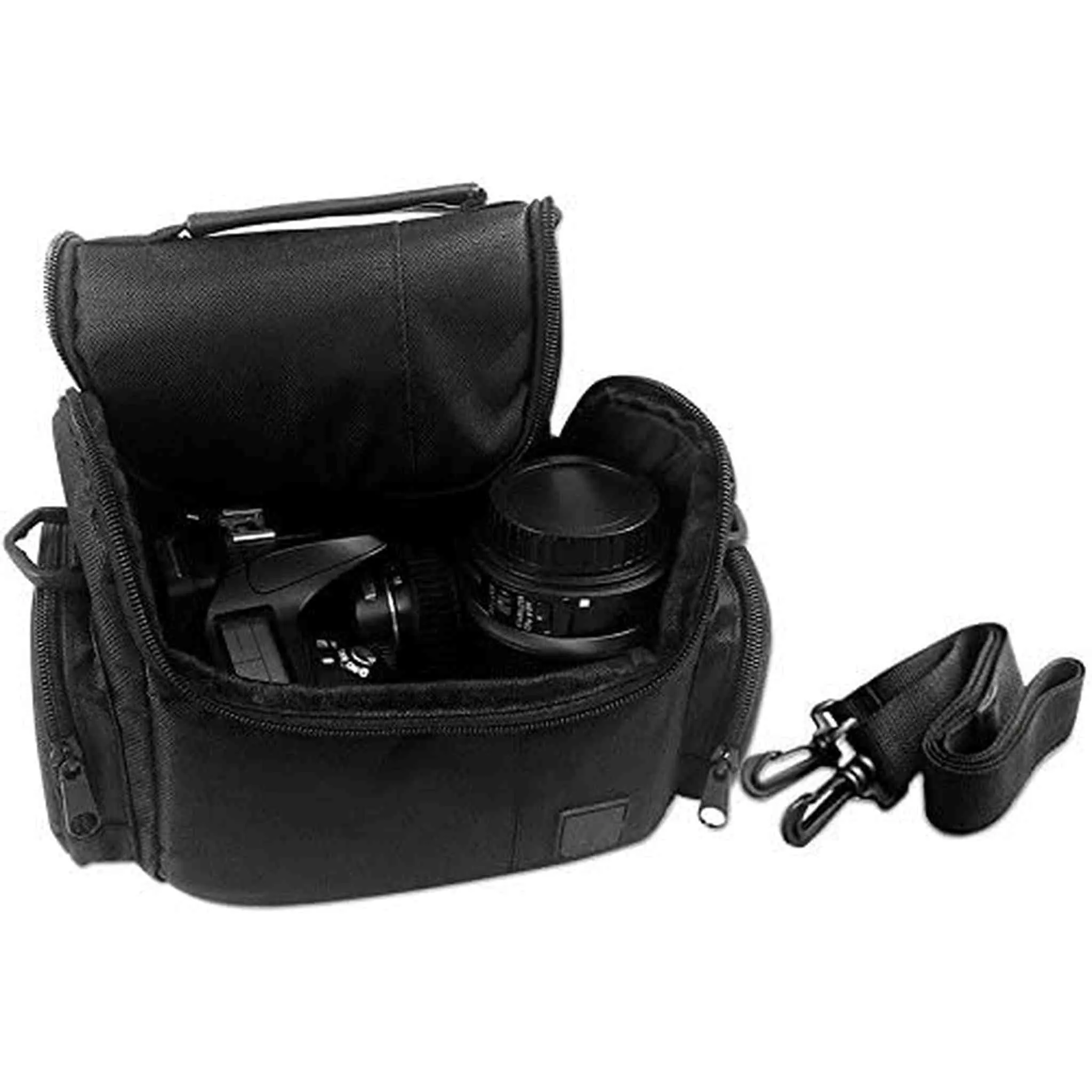 Medium Soft Padded Digital SLR Camera Travel Bag with Strap for COOLPIX Cameras