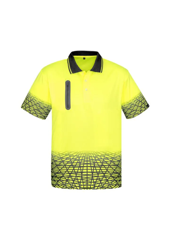 Syzmik ZH300 Mens Hi-Vis Tracks Polo Shirt