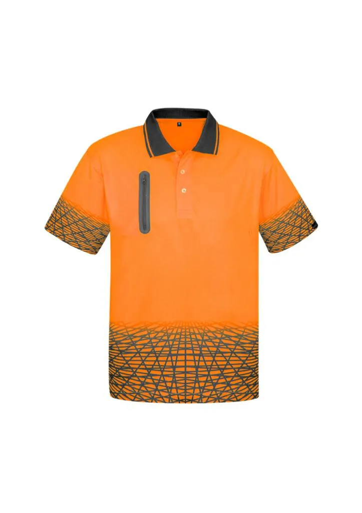 Syzmik ZH300 Mens Hi-Vis Tracks Polo Shirt