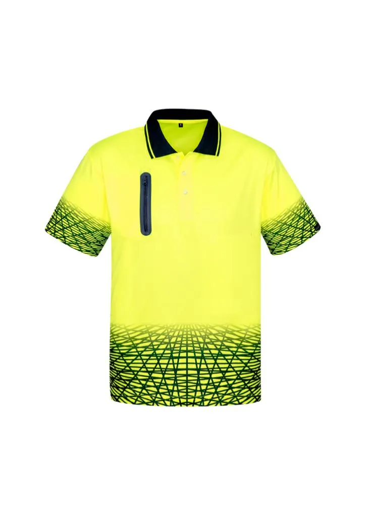 Syzmik ZH300 Mens Hi-Vis Tracks Polo Shirt